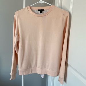 JCREW crewneck sweatshirt with button up back